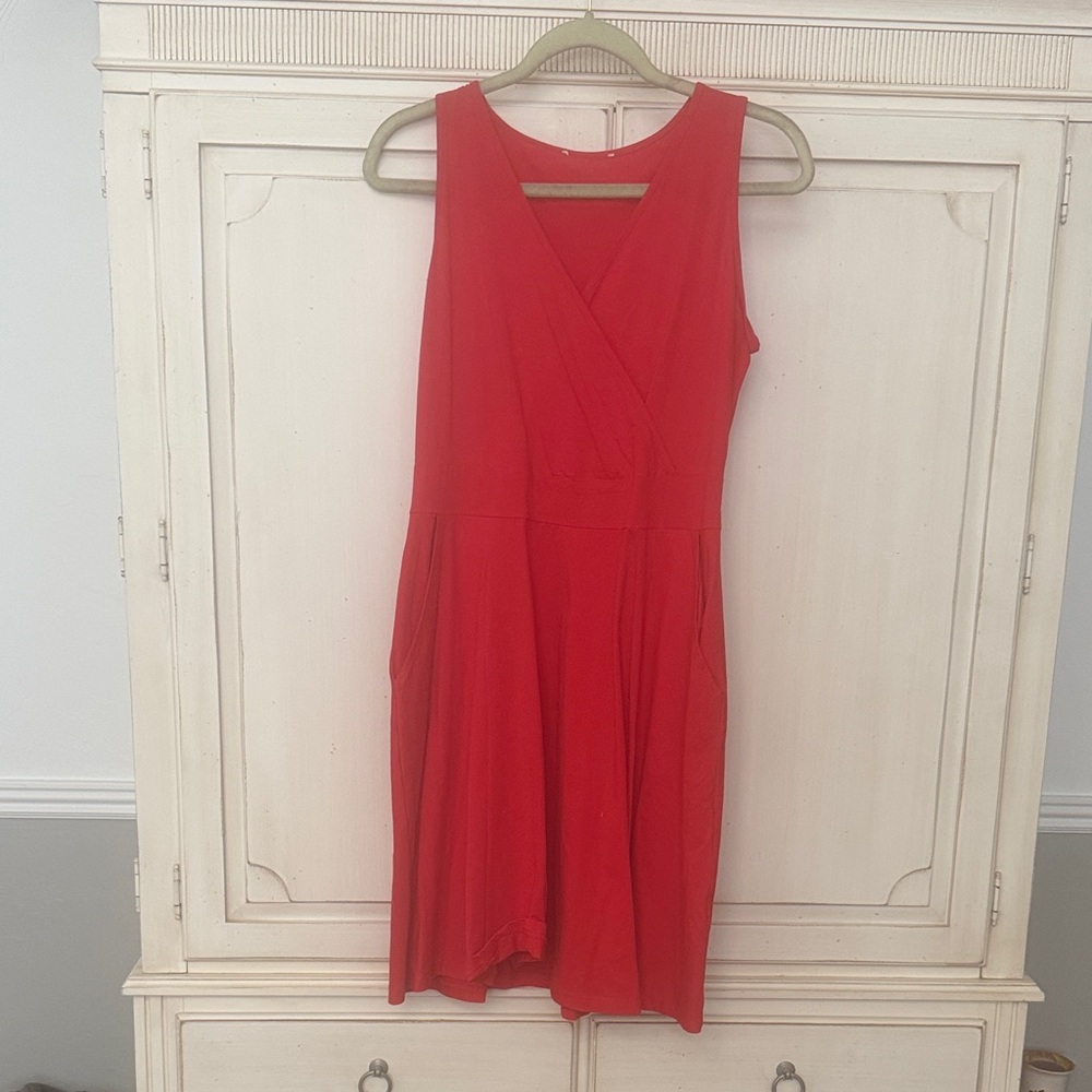 Amazon Vibrant Red Midi Dress